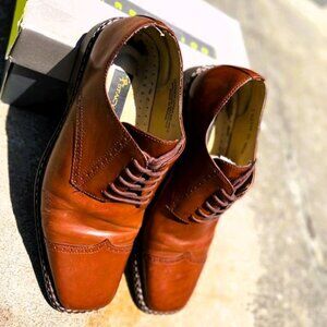 Brown and Casual Derby Shoes
